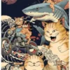 Vincent Trinidad: Catana Montage Postcard Print A6