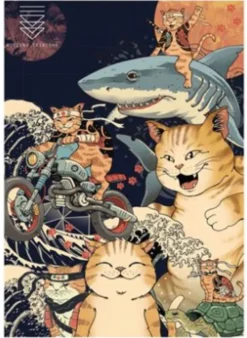 Vincent Trinidad: Catana Montage Postcard Print A6