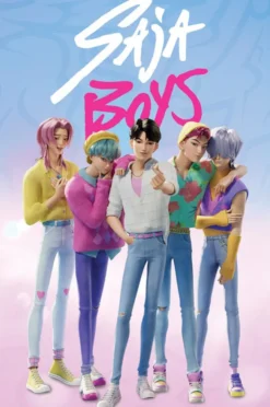 #V3 KPop Demon Hunters Saja Boys Maxi Poster