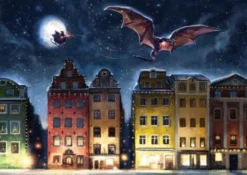 Vykort - Juldrake Stockholm