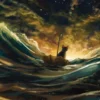 Vykort - Lost at sea
