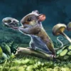 Vykort - Thespian Rodent