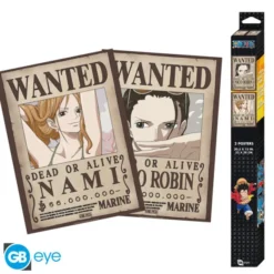 Wanted - Nami & Robin Set 2 Chibi Posters