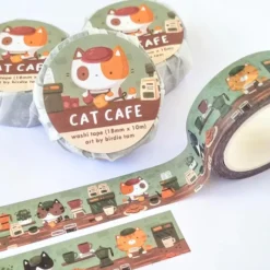 Washi Tape - Cat Café