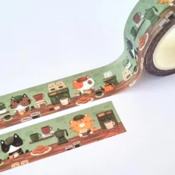 Washi Tape - Cat Café
