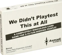 We Didnt Playtest This at All