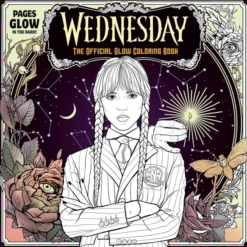 Wednesday: The Official Glow Coloring Book