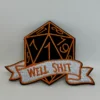 Well Shit Tärning Patch (Orange)