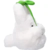 White Totoro w/ Leaf Plush Figure 16 cm