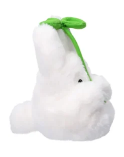 White Totoro w/ Leaf Plush Figure 16 cm
