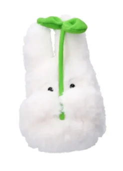 White Totoro w/ Leaf Plush Figure 16 cm