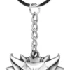 Wolf Medallion Keychain