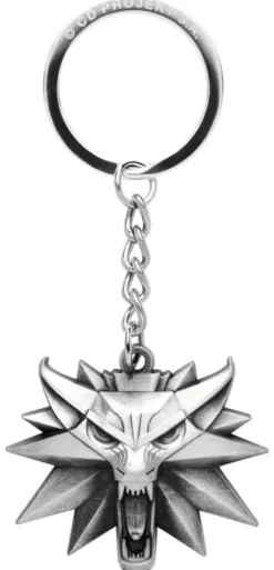 Wolf Medallion Keychain