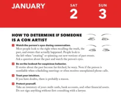 Worst-Case Scenario 2027 Daily Survival Calendar