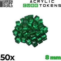 50x Acrylic Cube Tokens