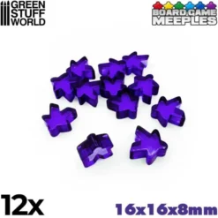 12x Acrylic Meeples