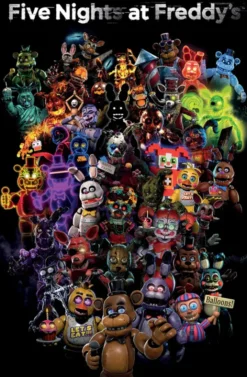#X4 Five Nights at Freddy's Collage Maxi Poster