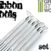 6x Mini Ribbon Sculpting Tool Set