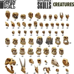 300x Resin Creature Skulls
