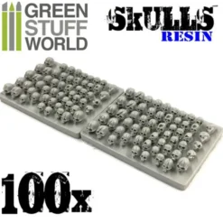 100x Resin Skulls