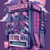 #X4 Retro Vending Machine Maxi Poster